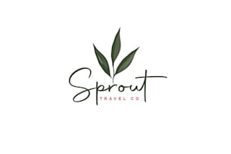 design fun luxury travel company logo