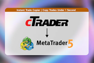 copy trades from ctrader to ctrader or mt5 instantly via python bot