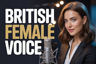 record a professional female voice over for sfw, nsfw, anime, or character