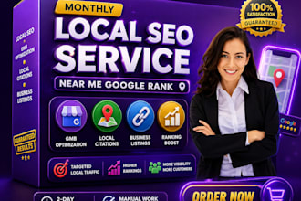 do local SEO, gmb optimization, local citations and business listings