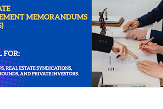 draft a compliant private placement memorandum  for investors and startups