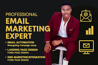 create a professional email campaigns newsletters autoresponders form pages