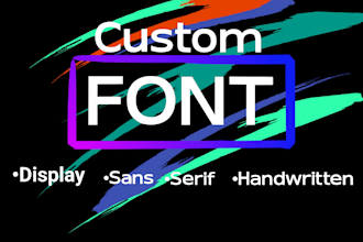 make custom font for your project