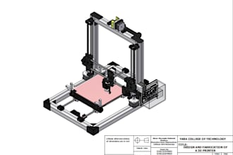 create mechanical cad designs, assembly drawings  fabrication drawings, bom,