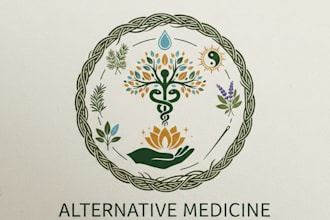 make a professional alternative medicine logo