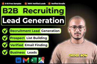 do b2b recruiting lead generation, email finding, and prospect list building