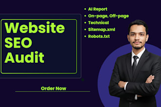 provide a complete advanced website SEO audit, action plan