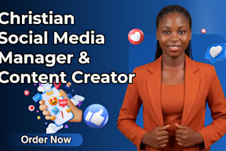 be christian youtube social media marketing manager virtual personal assistant