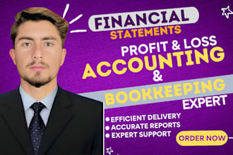 do accurate accounting, bookkeeping, financial statements for your bussiness