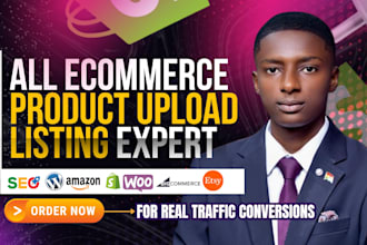 upload, add products to shopify, woocommerce and all ecommerce store, SEO sales