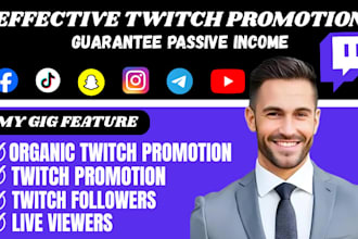 promote your twitch livestream to bring in more live viewers and engagement