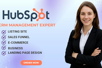 build hubspot CRM automation, email campaigns, and workflows