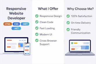 build a responsive website using HTML CSS and javascript
