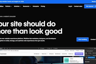 design webflow website, framer website, figma to webflow framer landing page