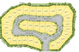 design professional, accurate lot subdivision plans for land development