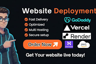 deploy react js or next js website to vercel, netlify, aws, vps and fix errors