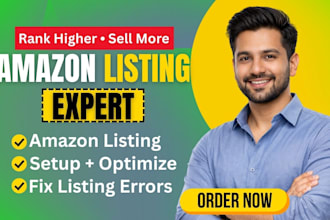 set up amazon fba product listing, variation listing or fix amazon listing error