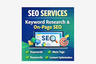 do keyword research and basic on page SEO for your website