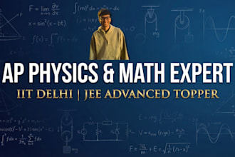be your expert tutor for ap physics, calculus, and math