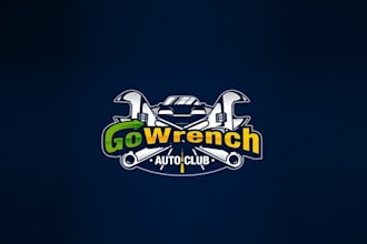 make eye catching exceptional logo for go wrench auto club