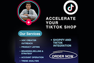 manage your tiktok shop, gmv max ads and affiliates outreach to grow your brand