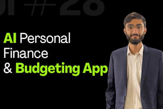develop a personal finance app using ai and fintech solutions