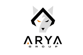 design luxury wolf head logo