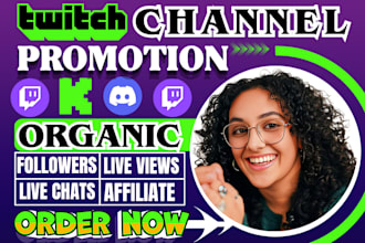 boost twitch channel, twitch viewers, organic twitch promotion, twitch affiliate