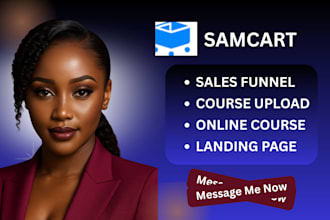 do samcart salesfunnel, thrivecart salesfunnel, samcart landing page
