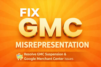 fix google merchant center misrepresentation and gmc suspension