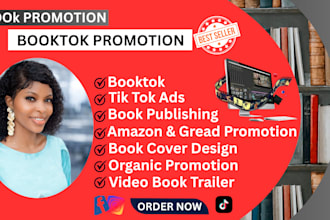 do tiktok book promotion  booktok video ads for your amazon KDP book