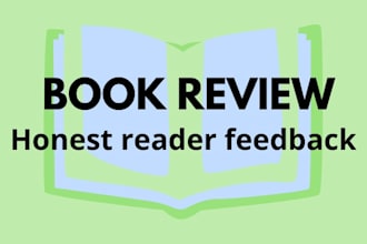 write an honest reader review for your book