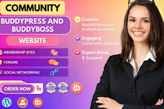 do a premium community website wit buddypress and buddyboss