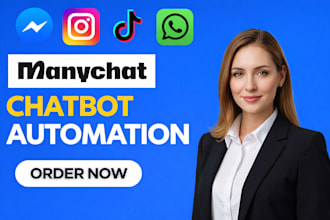 build instagram, manychat automation for instagram and facebook, ai chatbots
