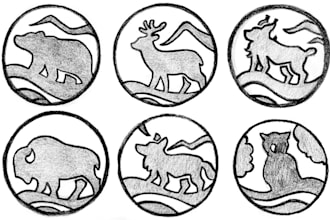 create pictograms or patterns