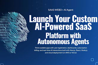 build and fix custom ai powered saas platform with ai agents