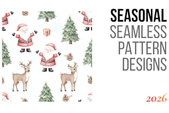 create seamless micro watercolor patterns ready to print