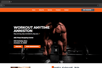 redesign a gym landing page or fitness website in wordpress elementor