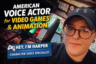 voice characters for podcasts and animation