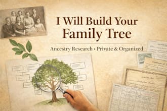 build your family tree using ancestry