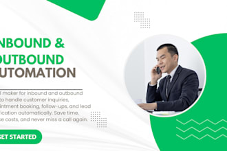 create an ai outbound and inbound call automation