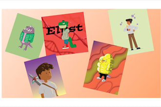 make eye catching illustrations which help you communicate ideas visually