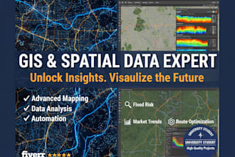 create professional 2d gis maps and spatial analysis