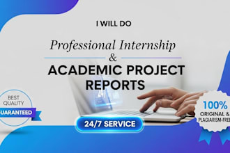 do professional internship and academic project reports