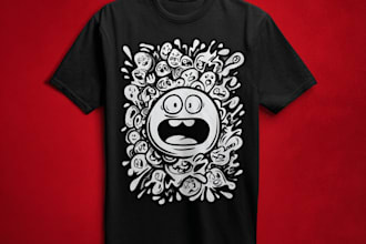 make a funny t shirt design for clothing