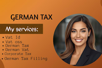 do german tax fiiling, german vat, vat id, vat oss, german tax and corporate tax