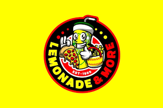 design healthy food drinks restaurant logo