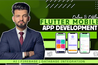 develop online and offline flutter app