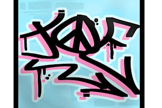 design your name in a graffiti tag style
