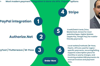 do paypal authorize net and stripe payment gateways on your website